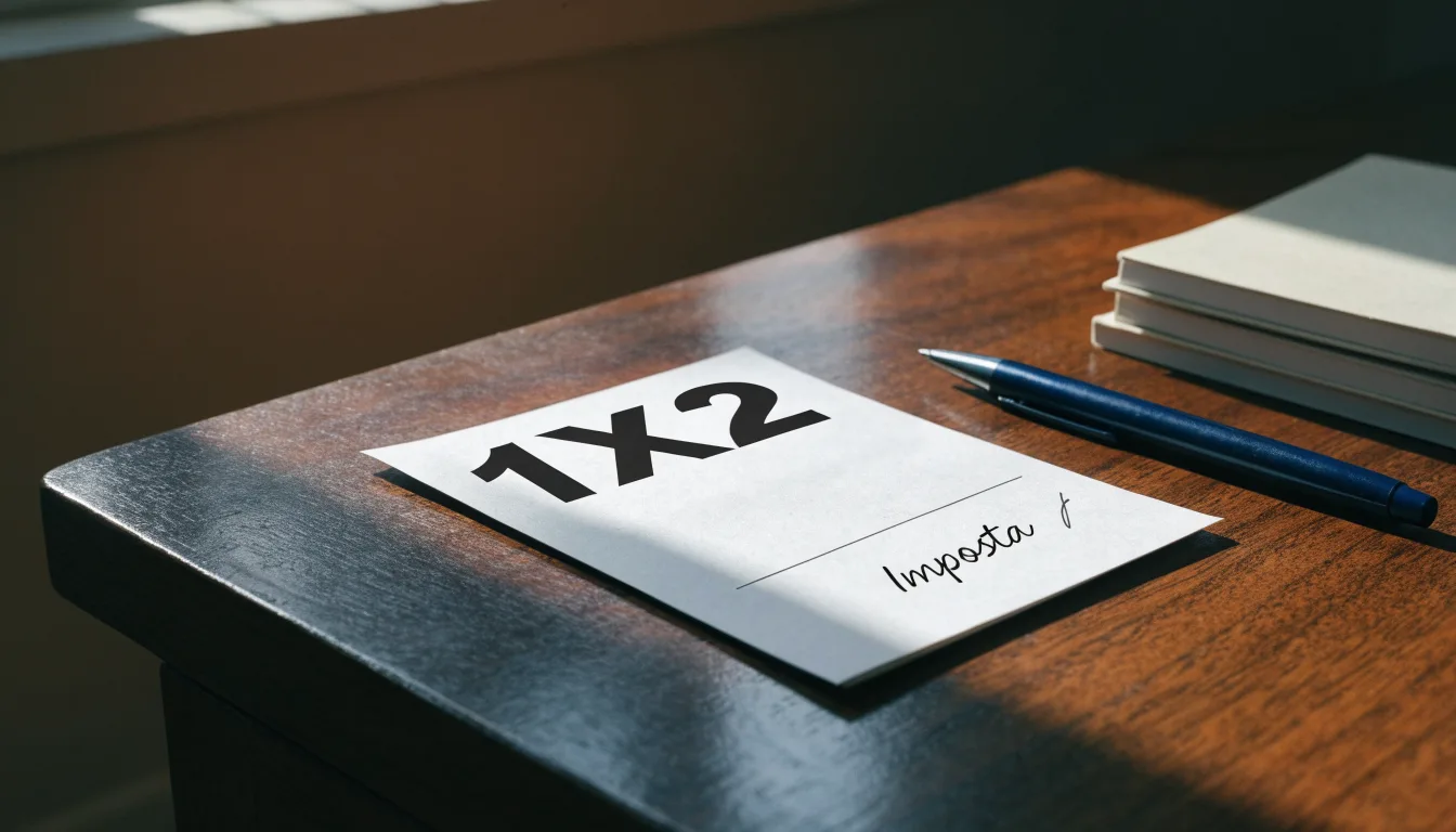 Un foglio di concessione in carta con un timbro rosso, appoggiato su una scrivania di legno accanto a una penna
