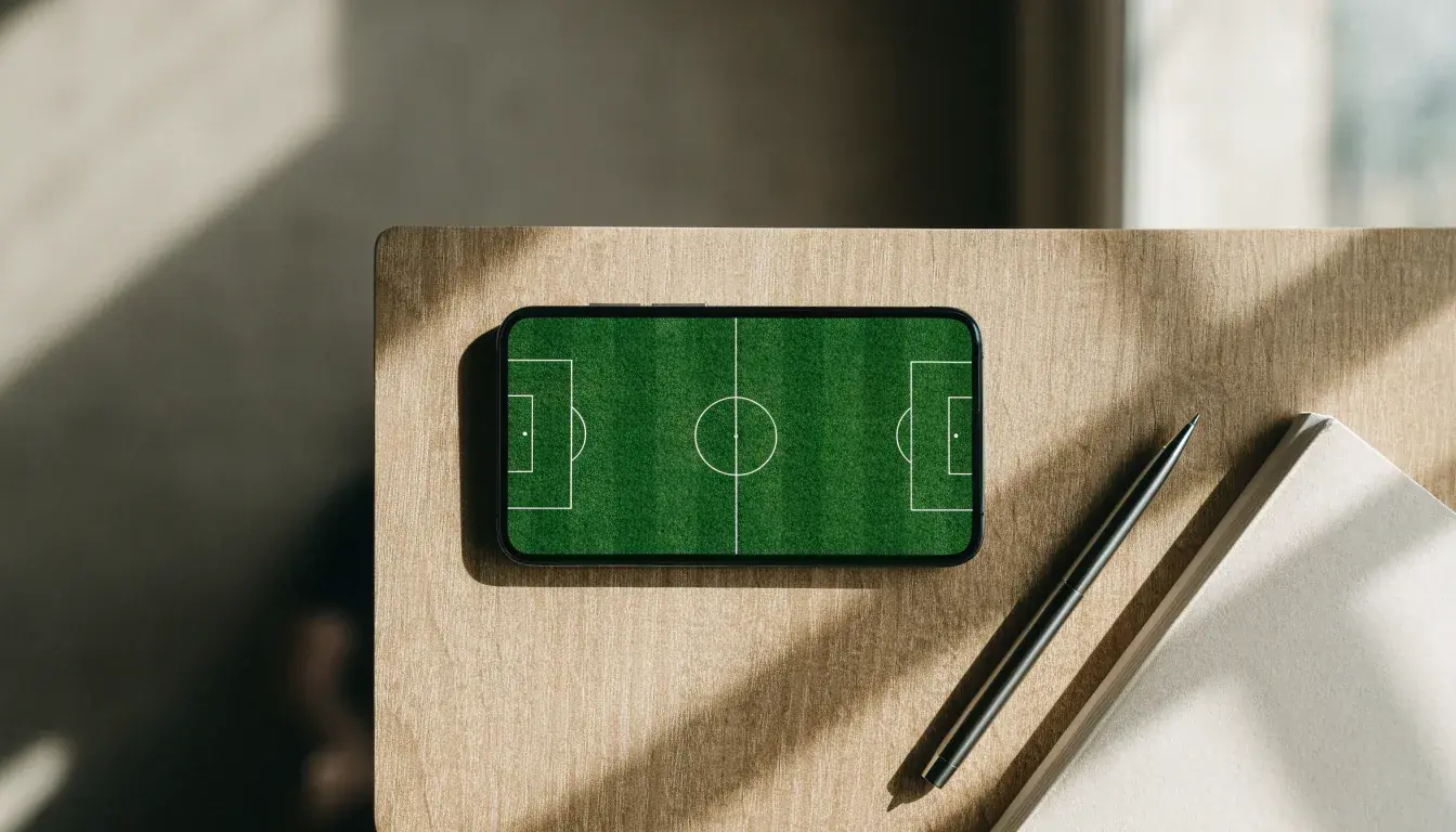 Un foglio di concessione in carta con un timbro rosso, appoggiato su una scrivania di legno accanto a una penna